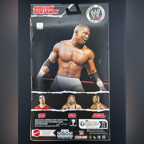 Mattel WWE Elite Shelton Benjamin Ruthless Aggression 3 Wrestling Figure AEW - Picture 3 of 3